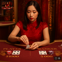 LuckyBlock - Live Baccarat - Real Dealer Casino Game